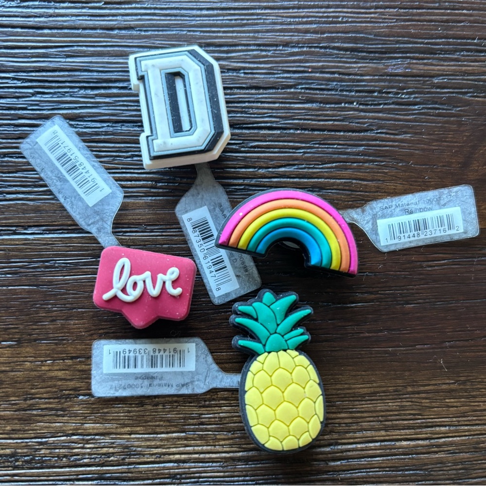 Crocs charms x 4 pieces brand new